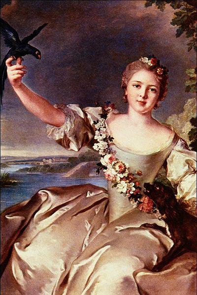 Jjean-Marc nattier Portrait of Mathilde de Canisy, Marquise d'Antin oil painting image